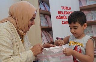 Tuzla’da Gönül Elleri Çarşısı bin 500 çocuğa...