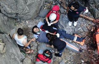 Uludağ’da askeri helikopterli kurtarma operasyonu...