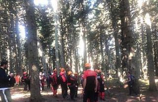 Uludağ’da kaybolan kadını arama çalışmaları...