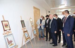 Üniversitede “15 Temmuz Karma Sergisi” açıldı