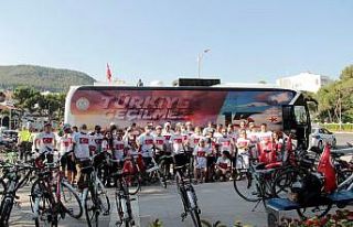 Üniversiteden bisiklet etkinliği