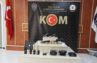 Uşak’ta silah kaçakçılarına yönelik operasyonda...