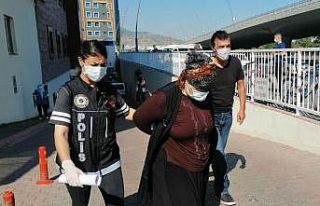 Uyuşturucu kuryesi kadın tutuklandı