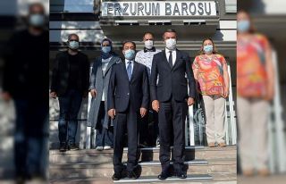 Vali Okay Memiş, Baro Başkanı Göğebakan’ı...