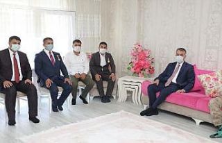 Vali Oktay Çağatay’dan 15 Temmuz gazilerine ziyaret