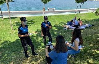 Van polisinden boğulmalara karşı bilgilendirme