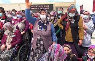 Yakınları Samsunlu şehidi böyle karşıladı:...