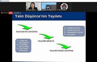 Yalın üretim eğitim gerçekleşti