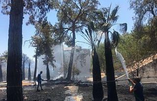 Yangın beş yıldızlı otele sıçramadan söndürüldü