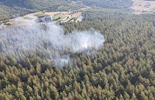 Yerleşim alanlarına yakın 2 noktada çıkan yangında...