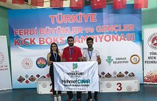 Yeşilyurt Belediyesi kıck-boks sporcuları, Şırnak’tan...