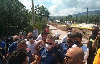 Yol çalışmasına kızan turizmciler eylem yaptı