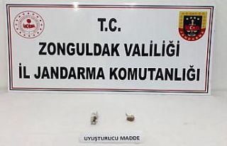 Yol kenarında duran araçtan uyuşturucu çıktı