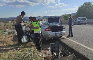 Yozgat’ta tır ile otomobil çarpıştı: 4 yaralı