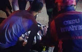 Yük asansörü boşluğunda yaralandı