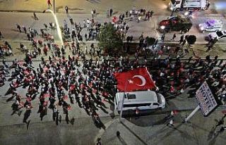 Yüksekova’da binlerce kişi 15 Temmuz Demokrasi...