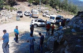 Yürüyüş için evden çıkan Emine öğretmen ormanda...