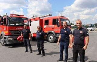 13 günlük zorlu yangın söndürme görevlerini...
