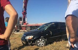 13 yaşındaki ehliyetsiz sürücü az daha canından...