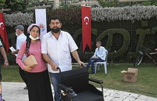 300 engelli vatandaşa akülü, tekerlekli sandalye