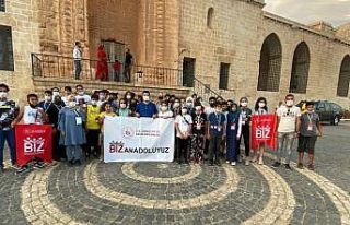 Adıyamanlı öğrenciler Mardin’in tarihi yerlerini...