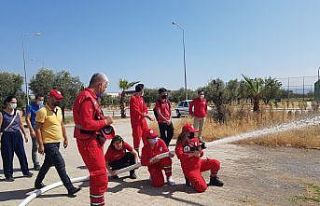 ADÜ Arama-Kurtarma Ekibine Yönelik Yangın Eğitimi...