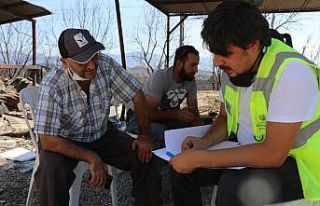 Afet bölgesinde sosyal yardım çalışmaları devam...