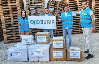 Afet bölgesine bir destek de Giresunlu gönüllülerden