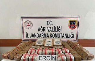 Ağrı’da 50 kilogram eroin ele geçirildi