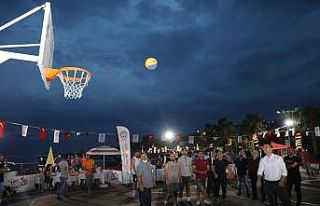 Akçaabat’ta 3x3 sokak basketbol turnuvası başladı
