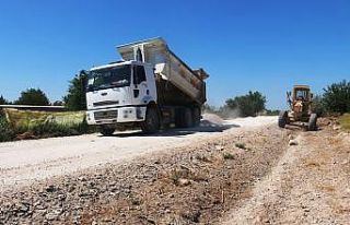 Akçakale’de yeni yol çalışması