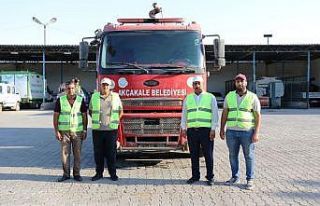 Akçakale’den Manavgat’a itfaiye desteği