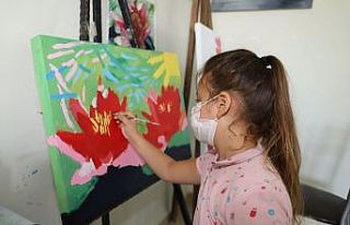 Akdenizli çocuklar sanatla buluşuyor