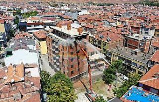 Aksaray’da kentsel dönüşümde ilk yıkım başladı
