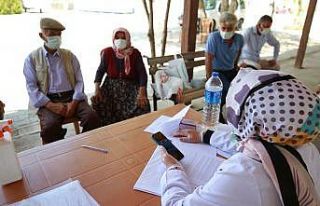 Aksaray’da mobil aşı ekipleri köy köy dolaşıp...