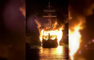 Alanya’da tur teknelerinde yangın