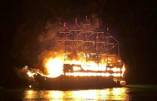 Alanya’daki tur teknesi yangınlarında 4 tekne...