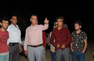 Alaşehirliler ormanlarda yangın nöbetine başladı