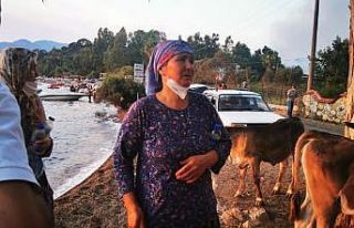 Alevlere teslim olan Marmaris’te göz yaşartan...