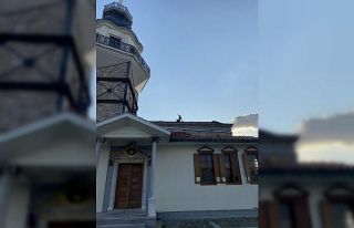 Aleyna Tilki, klip çekimi için Kız Kulesi’nin...