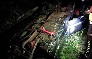 Alkollü olduğu iddia edilen sürücü başka araca...