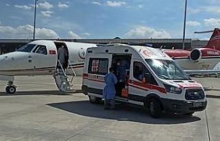 Ambulans uçak, down sendromlu Seyfullah için havalandı
