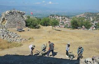 Anadolu’nun 2’nci büyük kalesinde kazı çalışmaları...