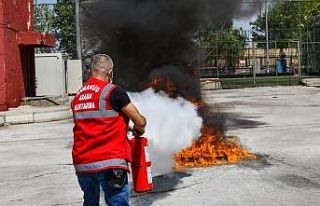Ankara İtfaiyesi’nden gönüllü motosikletlilere...