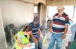 Antalya Büyükşehir Belediyesi afetzedelerin yanında