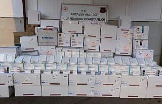 Antalya’da 3 milyon 300 bin liralık kaçak ilaç...