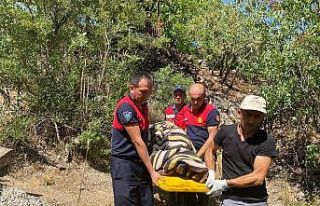 Antalya’da felçli kadını Ordu ekibi tahliye etti