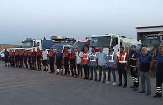 Antalya’daki yangını söndürme çalışmalarına...