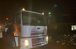 Arpaçay’da evler sular altında kaldı