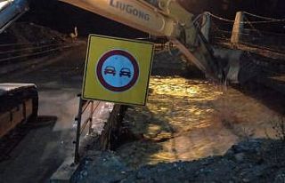 Artvin’de şiddetli yağış nedeniyle su baskınları...